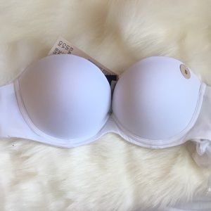 H&M White  Super push up bra